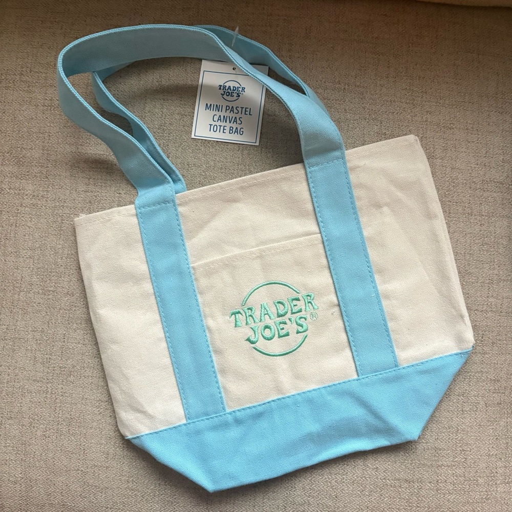 trader joes mini tote bag